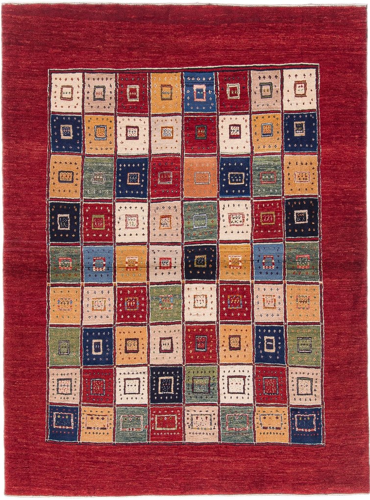 Gashguli Tappeto persiano 210 x 160 Giallo (Iran) Annodato A Mano