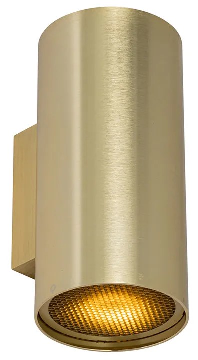 Applique da parete di design rotonda oro 2 luci - Sab Honey