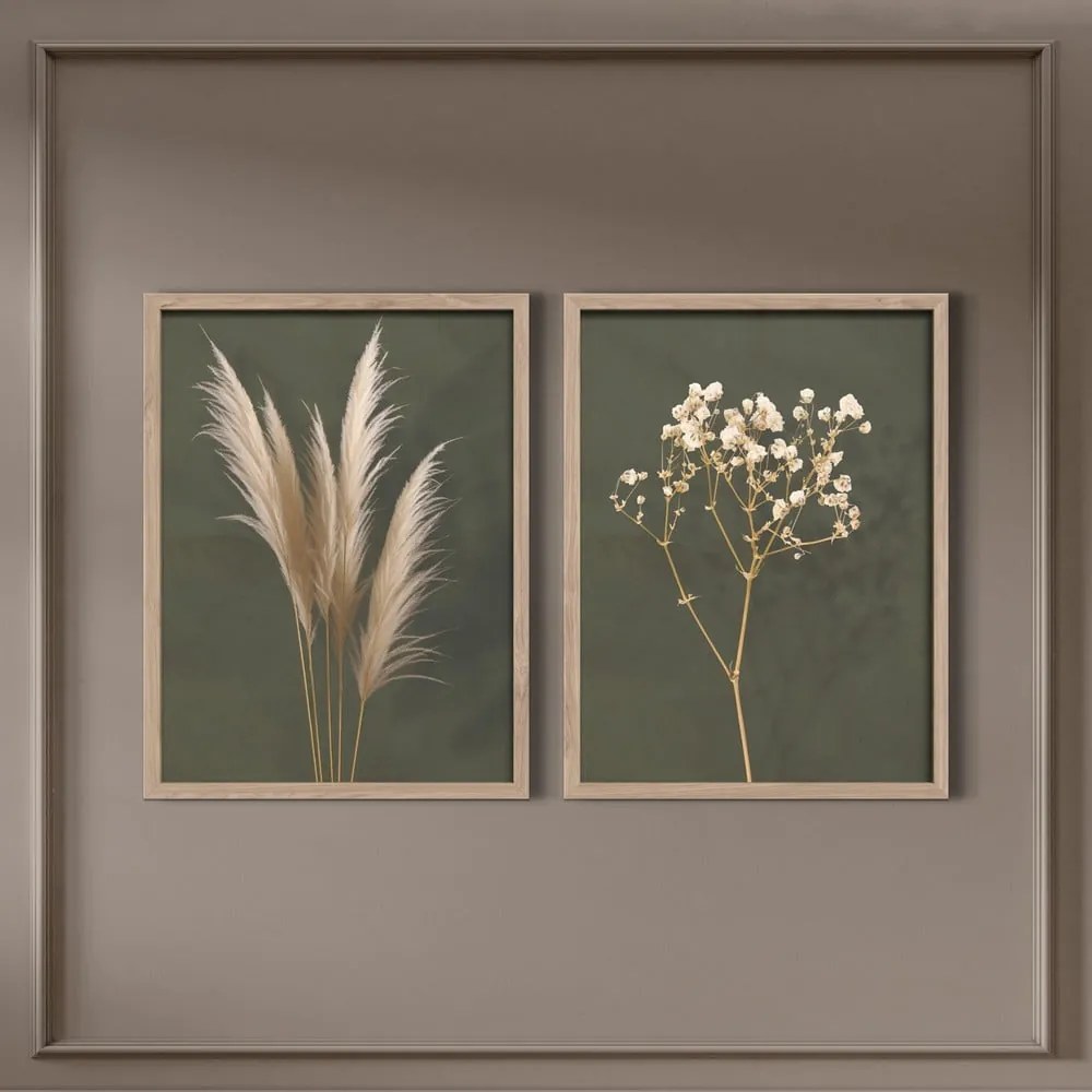 Set di dipinti 2 pz 30x40 cm Boho – Styler