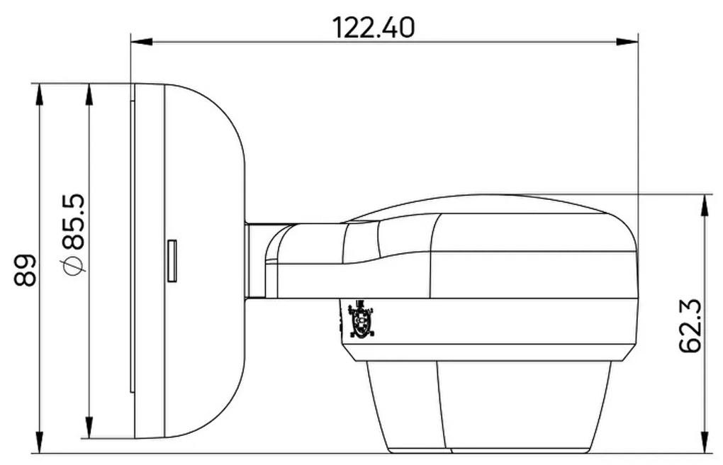 Sensore di Movimento e Presenza da Superficie e Parete Regolabile IP65