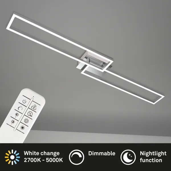 Brilo - Lampadario a plafone LED dimmerabile FRAME 2xLED/20W/230V + +TC