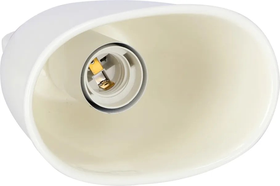 Lampadario bianco con paralume in ceramica Sewilla – Candellux Lighting