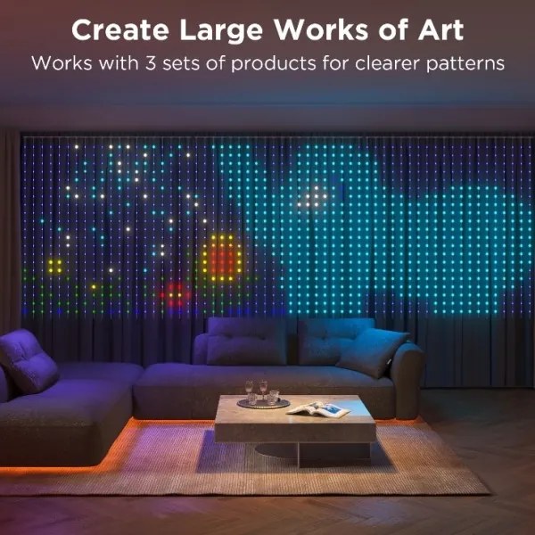 Govee - Catena decorativa a LED RGB dimmerabile LED/15W/230V IP65 Wi-Fi