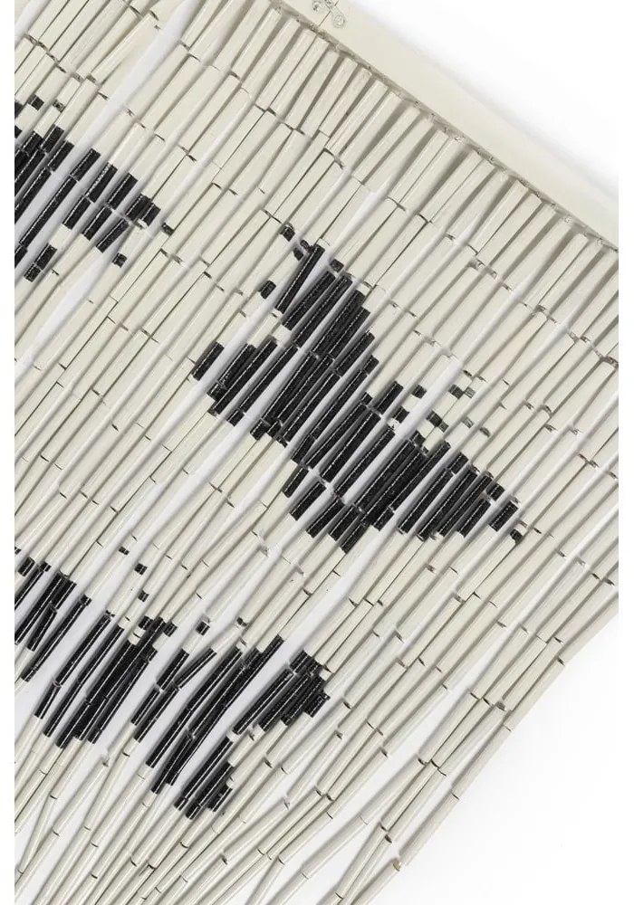 Tenda per porta in bambù nero e grigio 200x90 cm Cat and Butterfly - Maximex