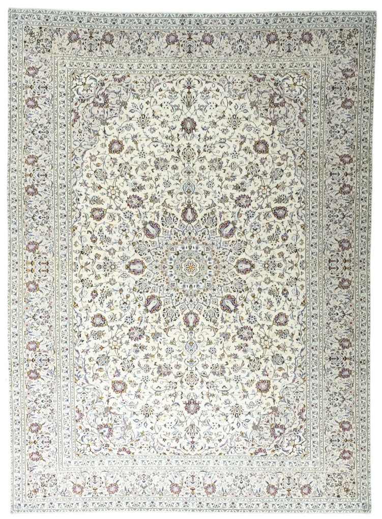Kashan Tappeto persiano 290 x 400 Beige (Iran) Annodato A Mano