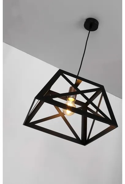 Lampadario su filo ORIGAMI 1xE27/40W/230V