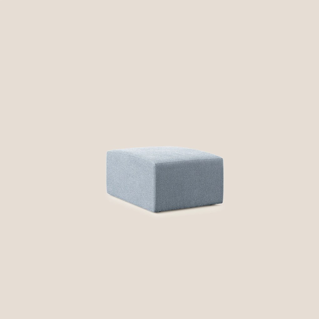 Nettuno modulo pouf in morbido tessuto bouclè T07 carta da zucchero
