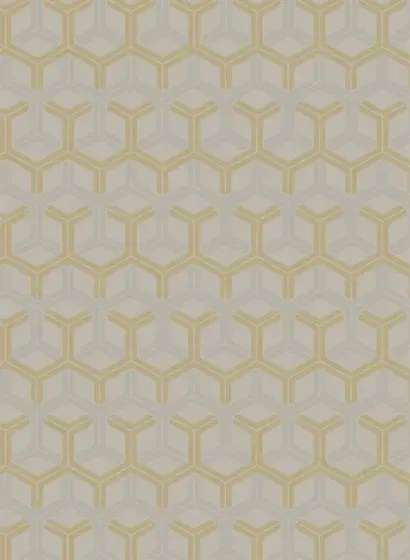 Cole & Son Carta da parati Honeycomb - Gold/ Silber
