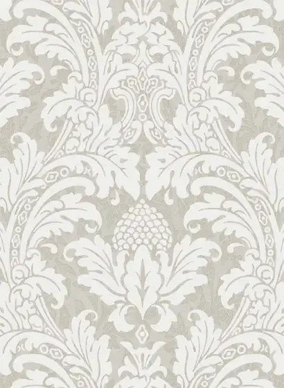 Blake - Designtapete von Cole & Son - White & Silver