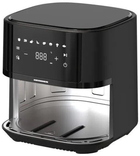 Heinner HAF-B4BK1500 - Friggitrice ad aria 4 l 1500W/230V nero