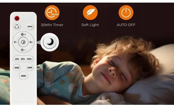 Plafoniera LED dimmerabile LED/60W/230V 3000-6500K diametro 60 cm nero + +TC