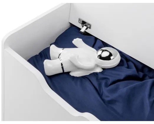 Contenitore per bambini PABIS 50x60 cm bianco/blu