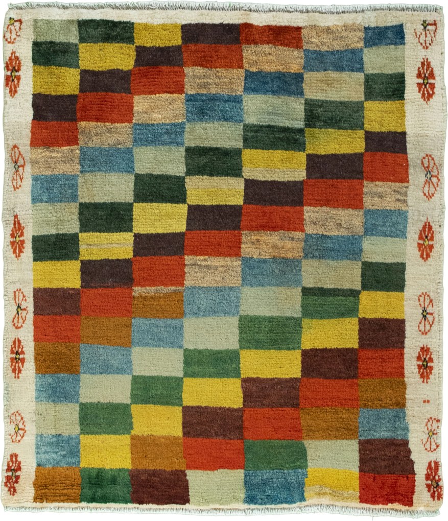 Gabbeh Tappeto persiano 90 x 80 (Iran) Annodato A Mano