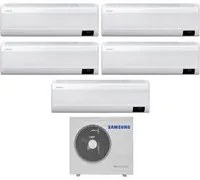 Climatizzatore Condizionatore Samsung Penta Split Inverter serie WINDFREE AVANT 7+7+9+12+12 con AJ100TXJ5KG R-32 Wi-Fi Integrato 7000+7000+9000+12000+12000 - Novit