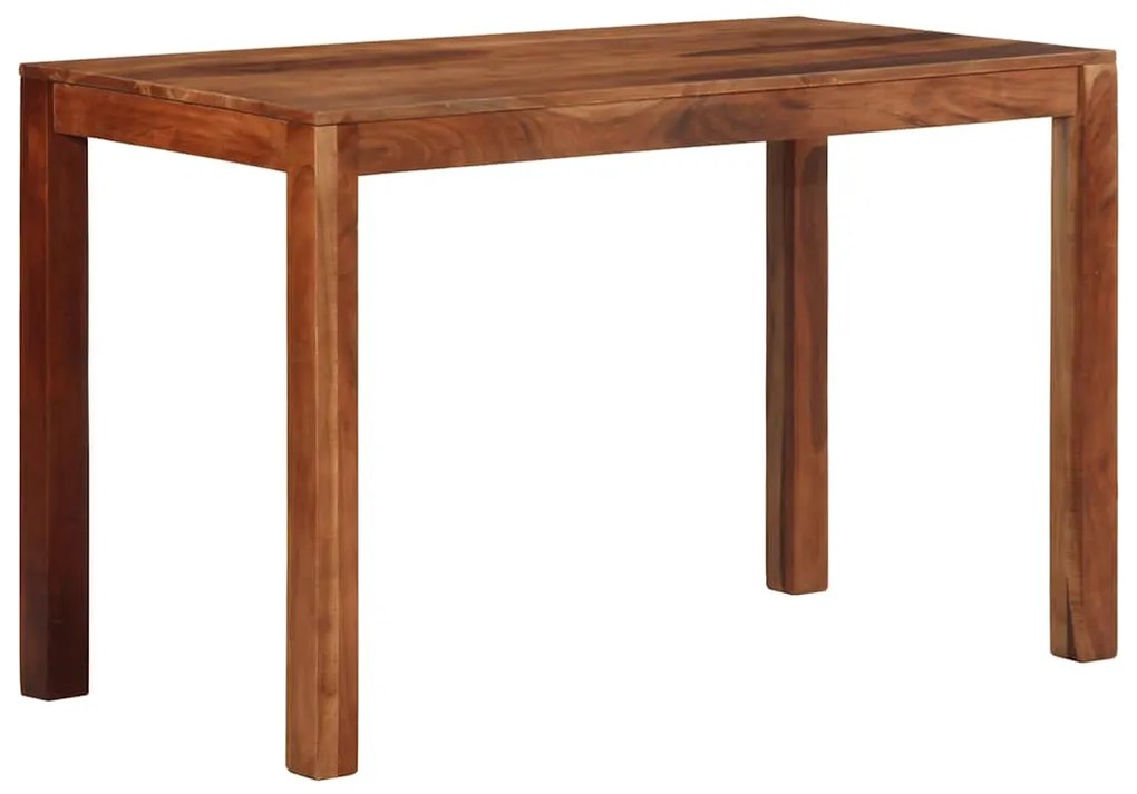 Tavolo Da Pranzo 120x60x76 Cm İn Legno Massello Di Acacia /