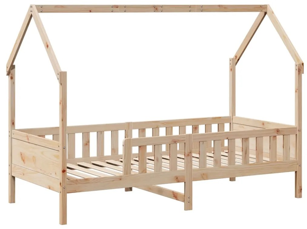 Giroletto bambini con cassetti 90x200 cm legno massello di pino