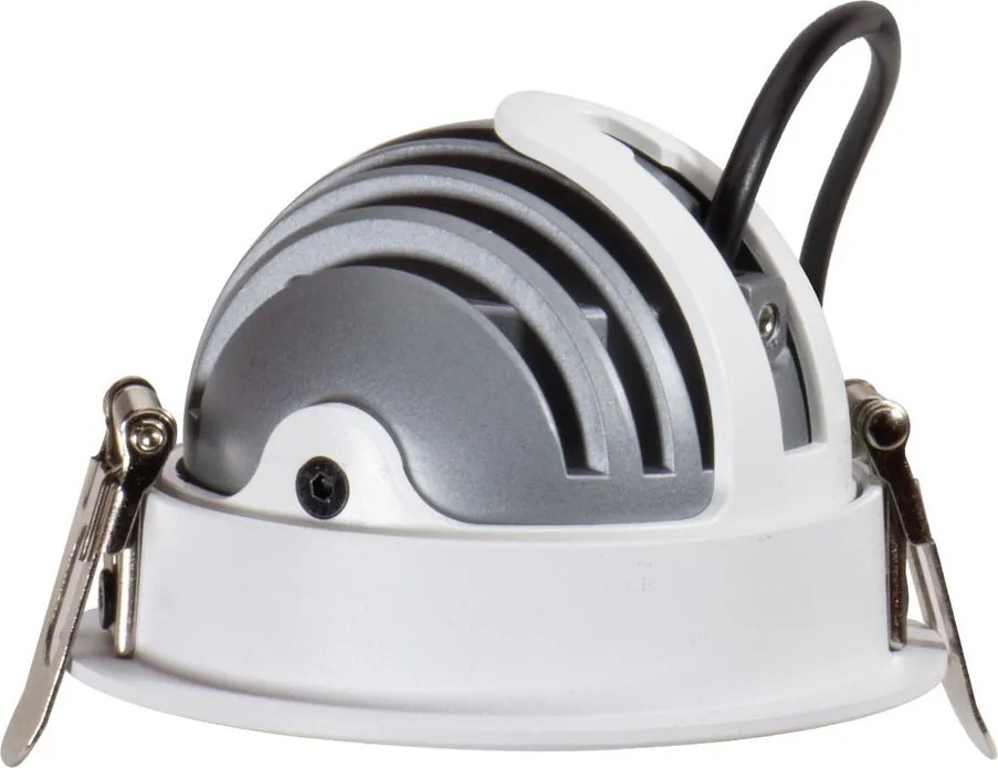 Faro LED da Incasso 12W Ø75mm IP40 Orientabile con driver Philips Colore Bianco Variabile CCT