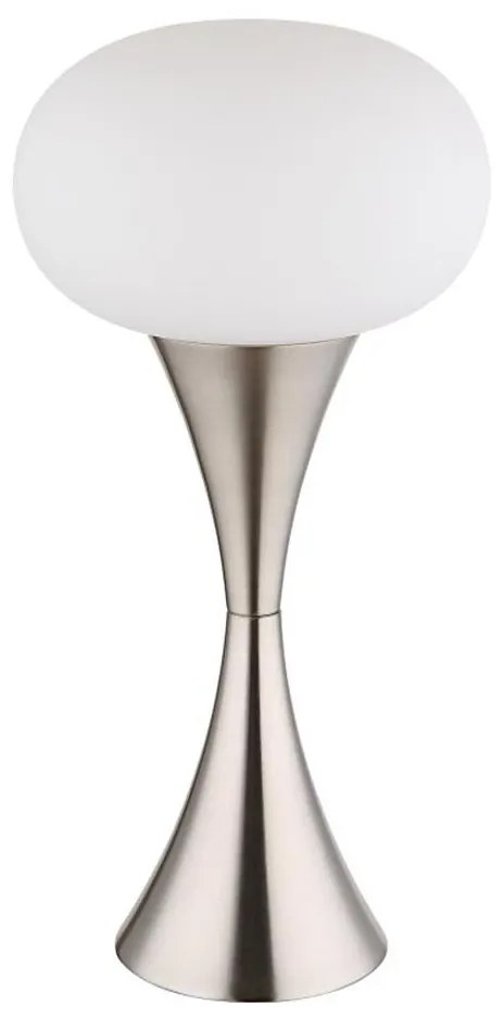 Globo 21027N - Lampada da tavolo LULA 1xE14/25W/230V cromo opaco