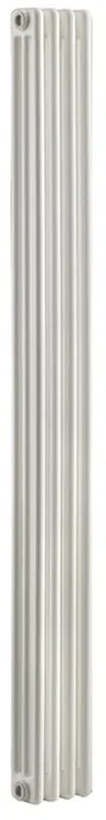 Radiatore acqua calda EQUATION Comby in acciaio 3 colonne, 4 elementi, interasse 1735 mm, bianco