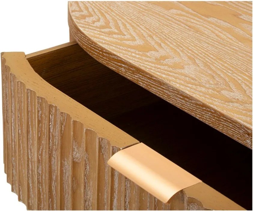 Cassettiera di colore naturale in abete massiccio 81x82x46 cm Gothenburg – Mauro Ferretti