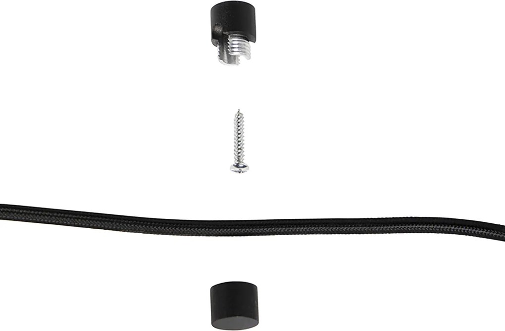 Lampada a sospensione moderna oro con spina incl. Lampadina LED dimmerabile - Cavalux