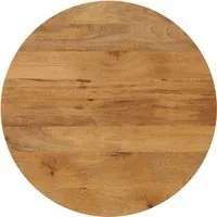 Piano per Tavolo 90x2,5 cm Rotondo in Legno Massello di Mangocod mxl 92517