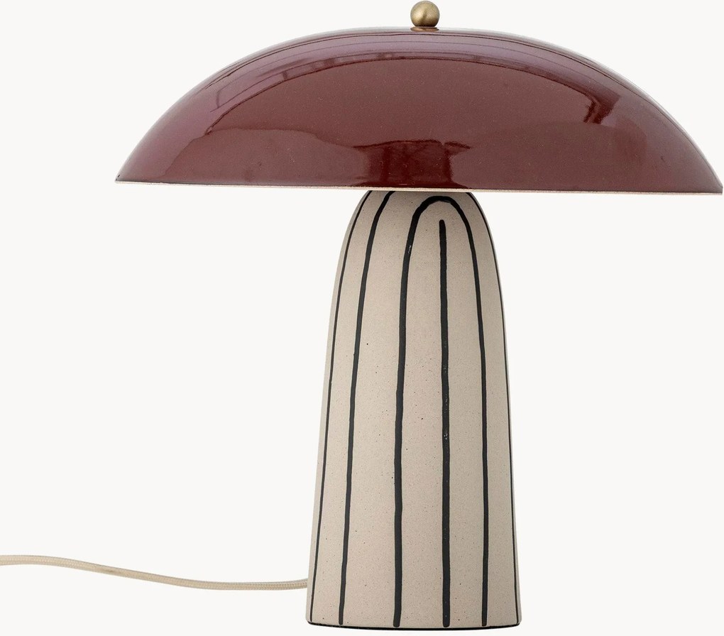 Lampada da tavolo con base in gres Arvid