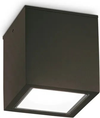 Ideal Lux - Faretto da esterno TECHO 1xGU10/20W/230V 15x15 cm IP54 nero