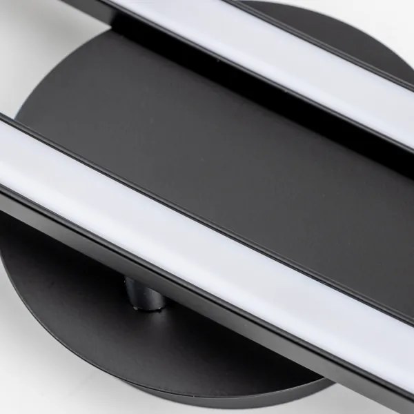 Plafoniera LED 2xLED/6W/230V nera