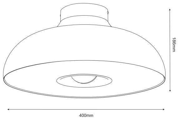 Plafoniera BILBAO 1xE27/15W/230V beige