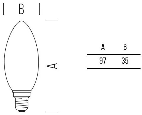 Oliva FULL-LIGHT 470lm 4,5W E14  WW