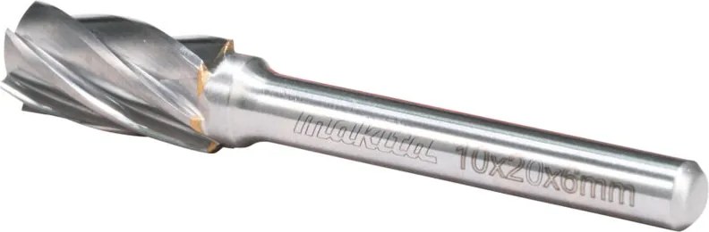 B-52738 Fresa Cilindrica 10x20 mm Ø6 mm 3/8x3/4' Ø1/2' Denti In Alluminio - Makita