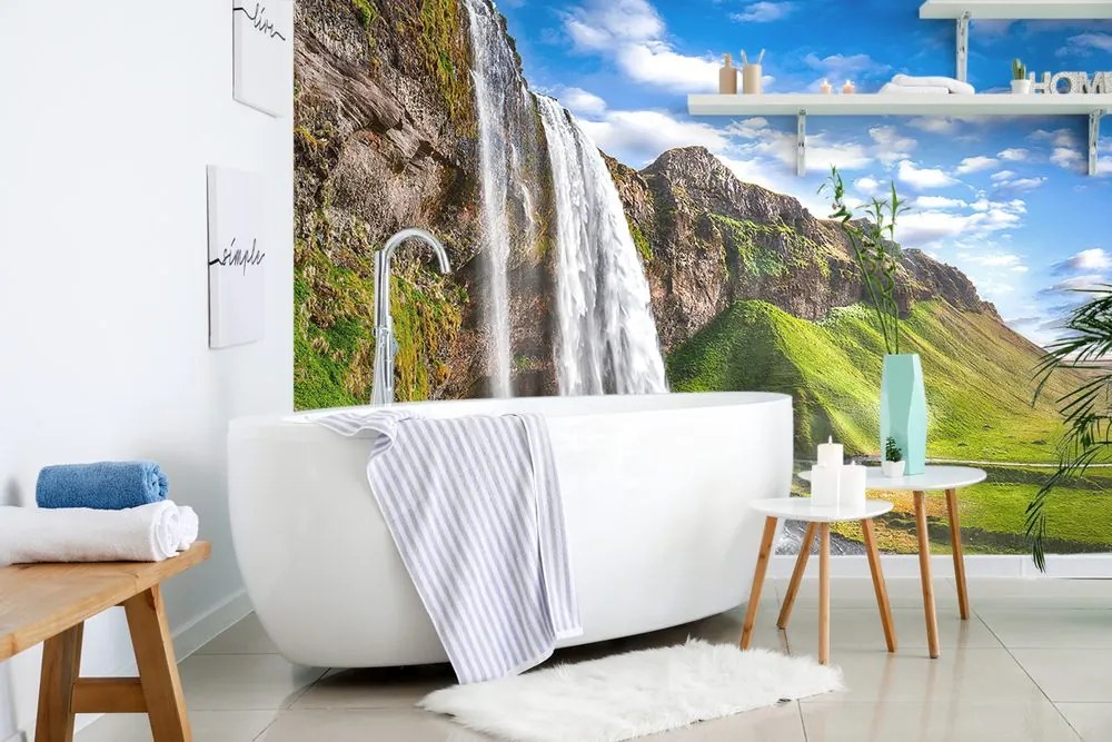 Carta da parati autoadesiva – Cascata Seljalandsfoss