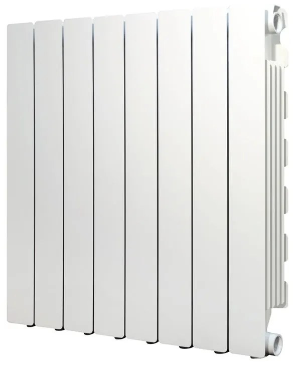 Radiatore acqua calda PRODIGE Modern in alluminio, 8 elementi interasse 60 cm, bianco