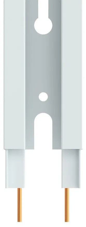 Binario Monofase Bianco serie "Solid" -  1 e 2 metri Variante Lunghezza Profilo 1 metro
