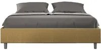 Letto Matrimoniale Sommier 160x210 cm con Rete Azelia Labirinto 06 Giallo