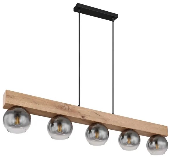 Globo 15656-5H - Lampadario a sospensione MOITAS 5xE27/40W/230V