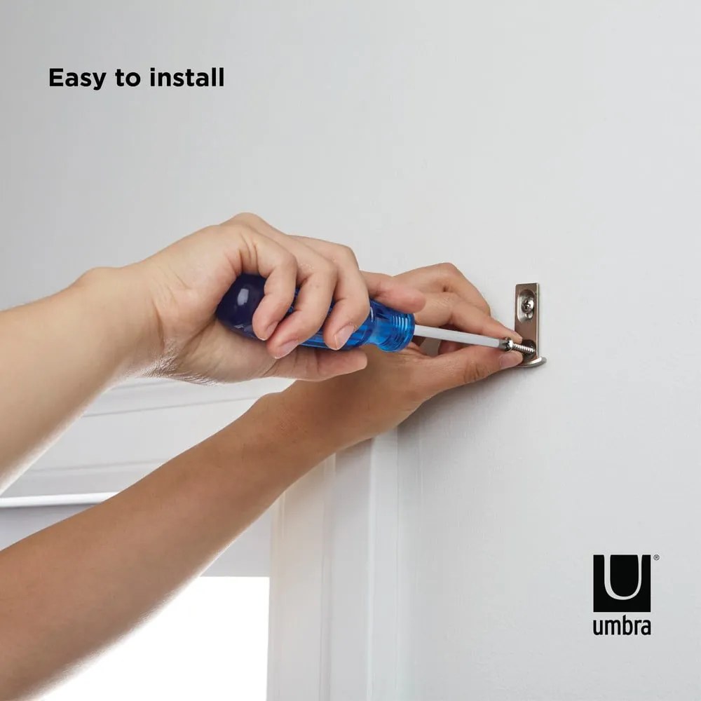 Mantovana doppia estensibile in acciaio inox 224 - 366 cm Twilight - Umbra