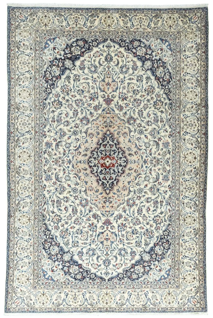 Nain Tappeto 300 x 200 Beige (Iran) Annodato A Mano