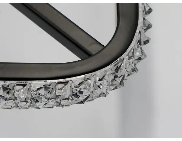 Plafoniera LED dimmerabile LED/70W/230V 3000-6500K nero +remote telecomando