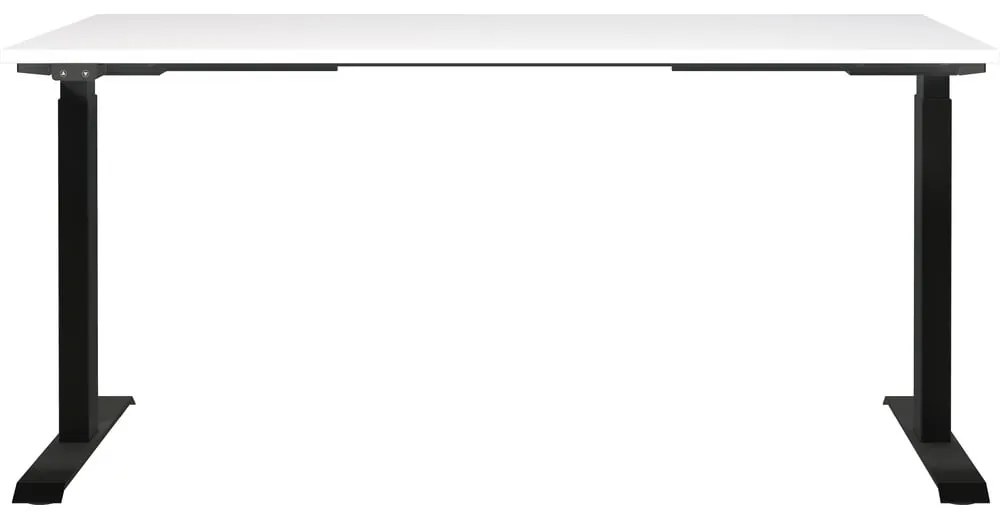Tavolo da lavoro ad altezza regolabile elettricamente con piano bianco 80x160 cm Jet - Germania