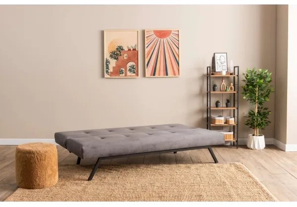 Divano letto 2 posti BAKU grigio