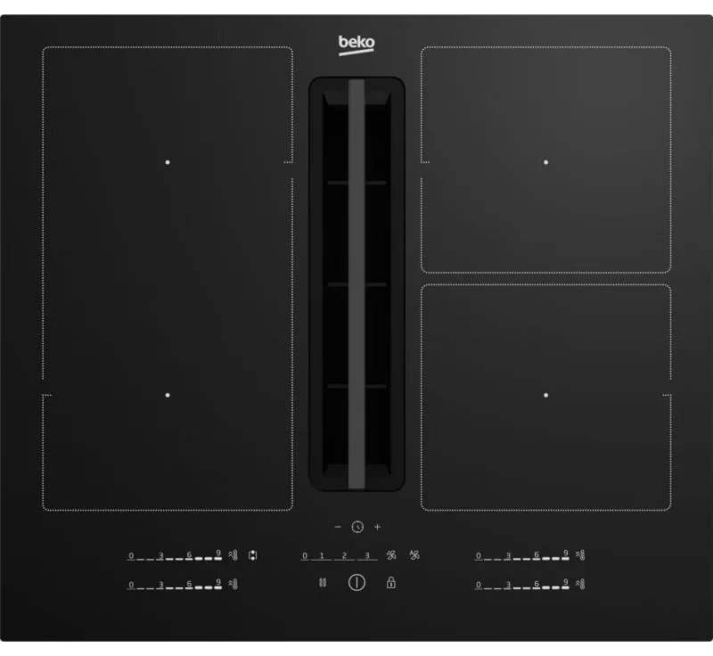 Beko HIXI64700UF Piano Cottura Piano cottura a induzione 4 Fornelli 60 cm Nero