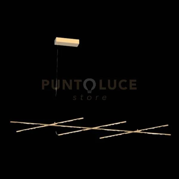 Sospensione 10 luci tabular md18001070-10agol oro