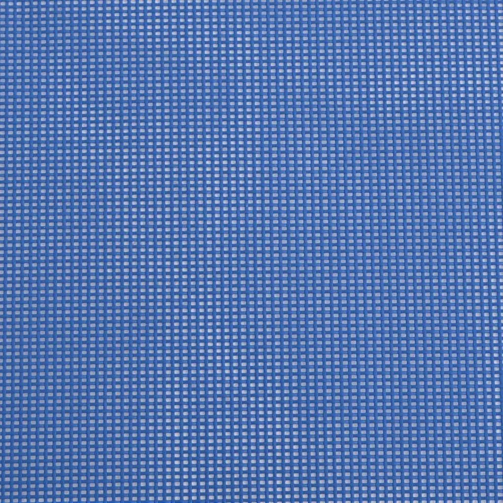 Lettini Prendisole 2 pz Blu in Textilene e Acciaio
