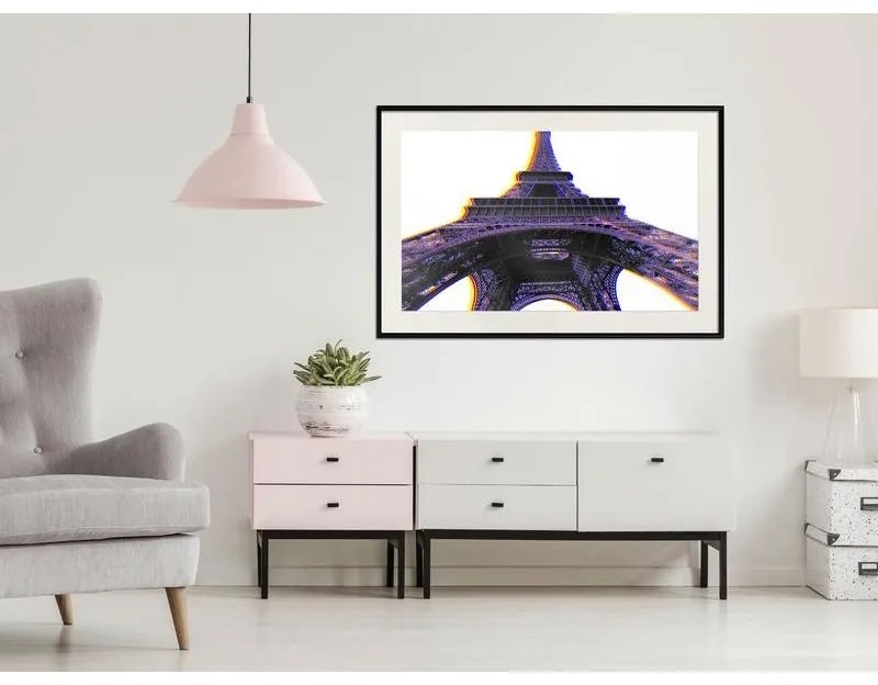 Poster Symbol of Paris (Purple)