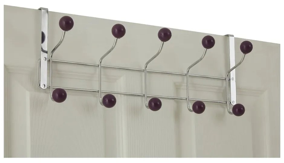 Appendiabiti in metallo bordeaux-argento 41 cm - Premier Housewares