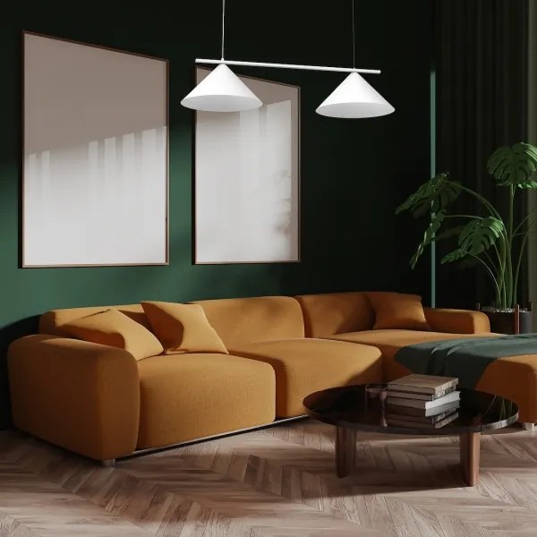 Lampadario a cavo CAPITAL 2xGX53/15W/230V bianco