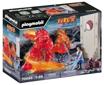 Playset Playmobil 70666 Sasuke vs Itachi 37 Pezzi