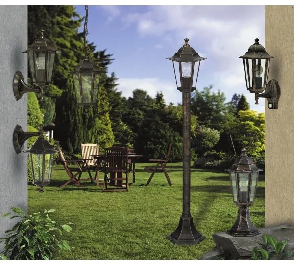 Rabalux 8218 - Applique da esterno VELENCE con sensore 1xE27/60W/230V